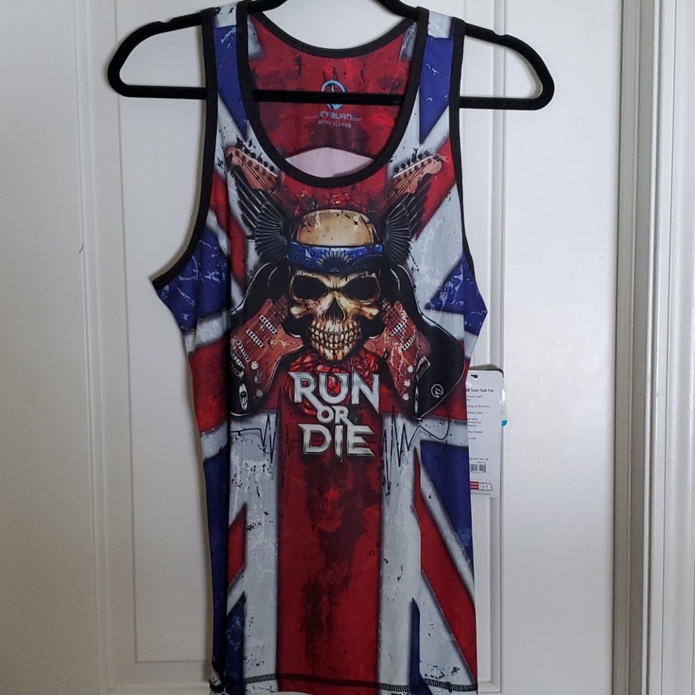 Rare InknBurn ROD rock n roll singlet xl